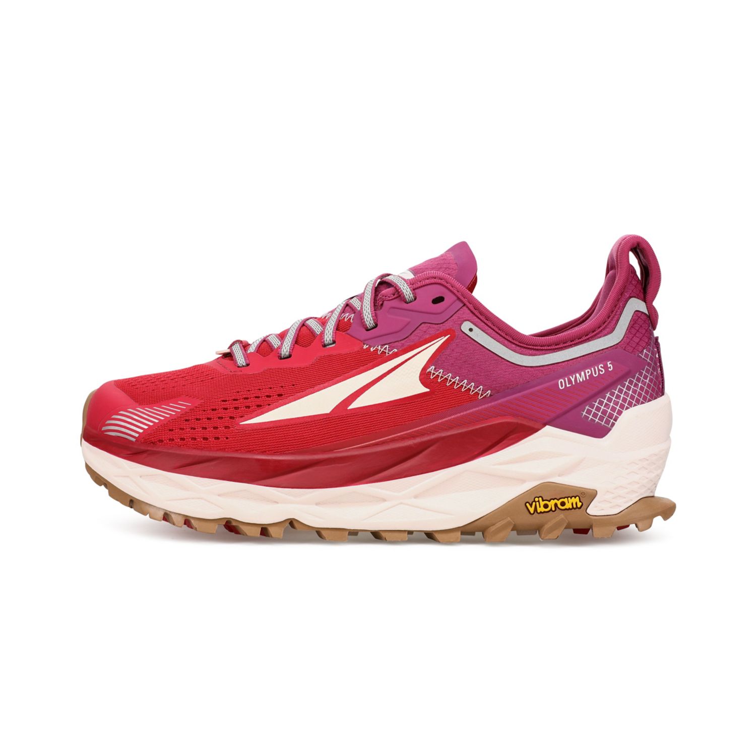 Altra Olympus 5 Women\'s Trail Running Shoes Red / Purple | South Africa-32907469